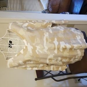 Premise camouflage tan sweater